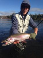 man holding a fish