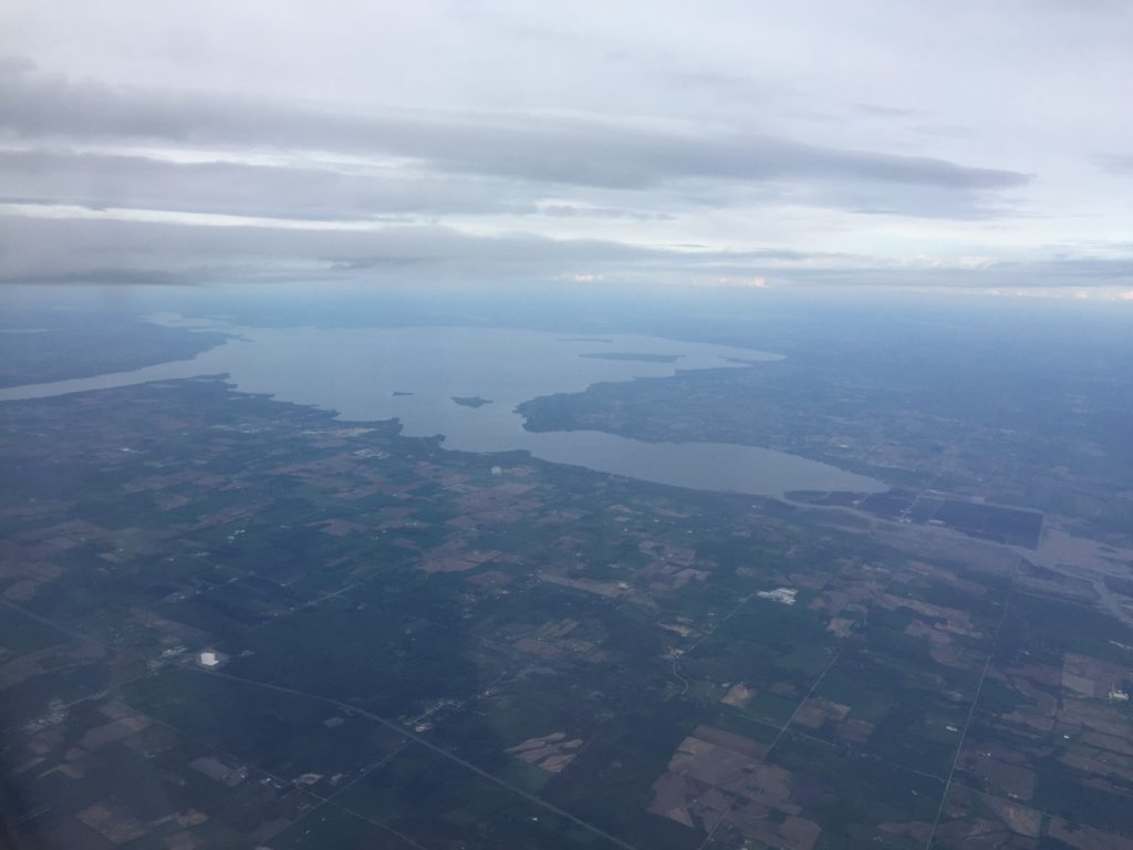 arial photo of Lake Simcoe
