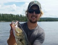 man holding a fish