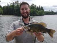man holding a fish